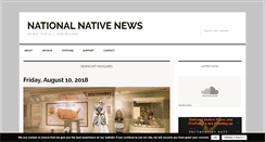 Desktop Screenshot of nativenews.net