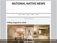 Tablet Screenshot of nativenews.net